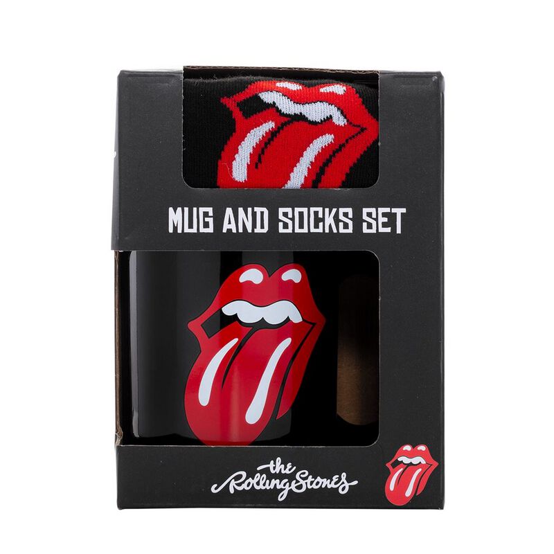 The Rolling Stones Tongue - Tassen-Socken-Set Tasse multicolor